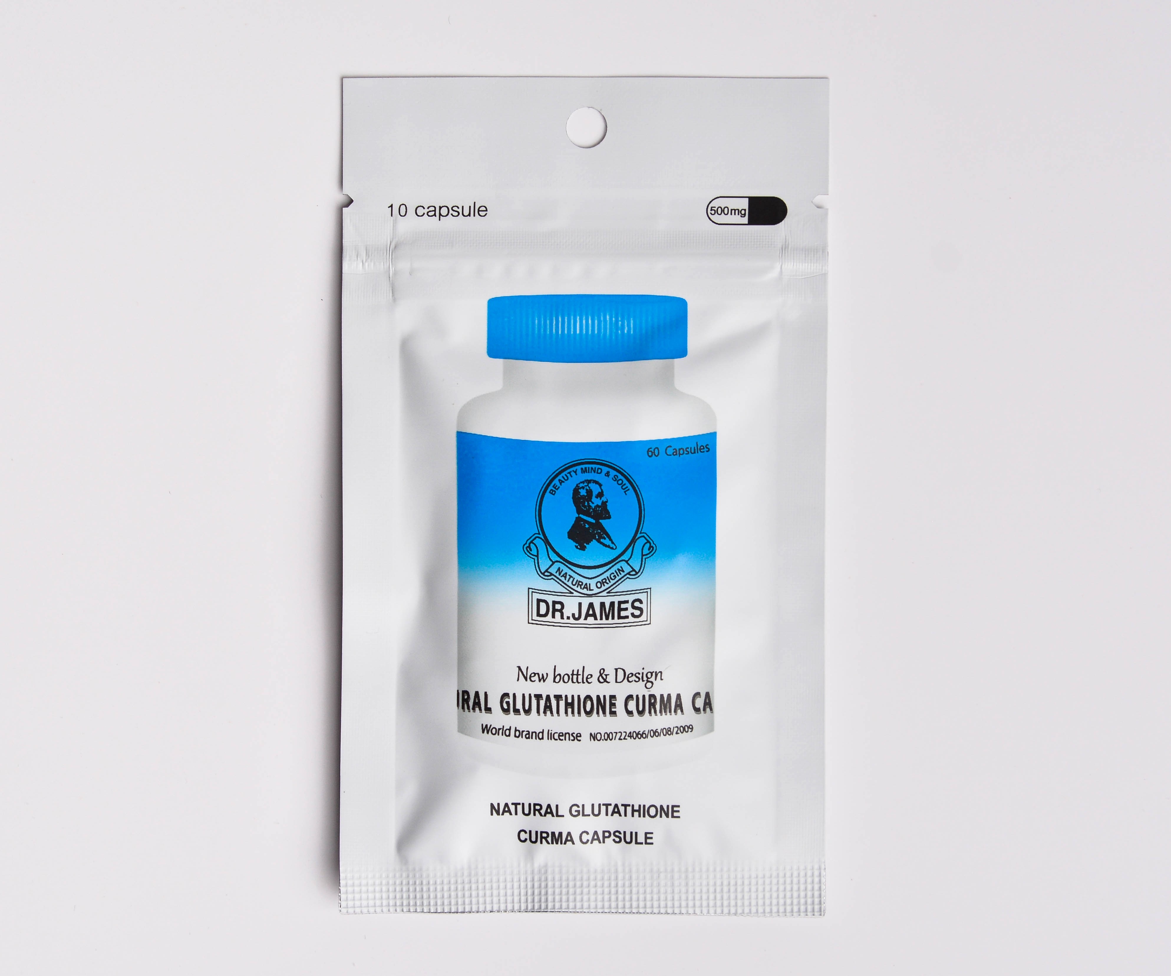 dr james glutathione capsules M47 DR.JAMES GLUTATHIONE CURMA CAPSULE 500mg (10 CAPSULE)
