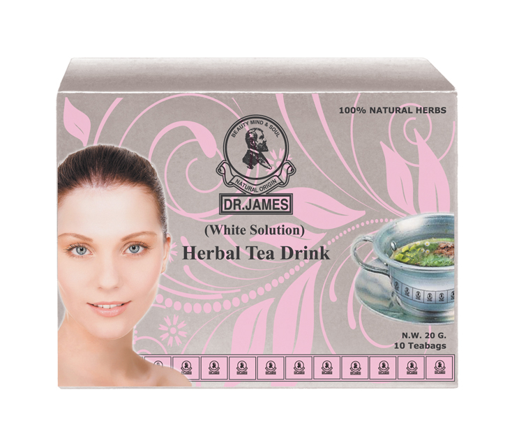 * No Stock * M34 DR.JAMES HERBAL TEA DRINK (White Solution) 10g.