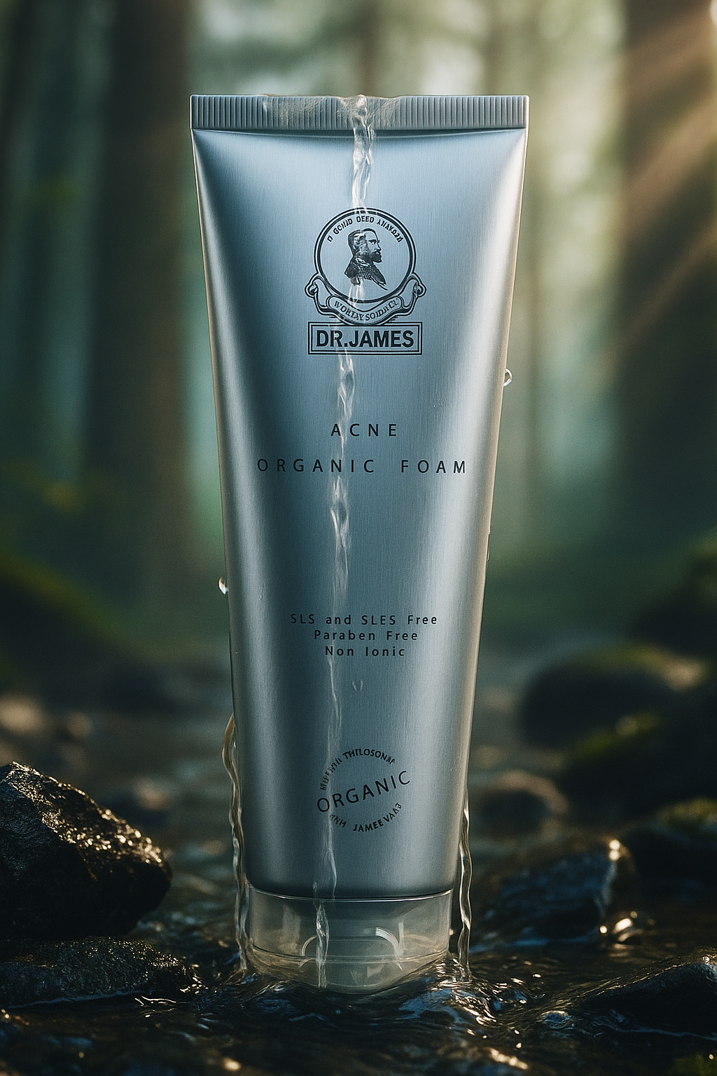 S34  Dr. James Acne Organic Foam 100g.